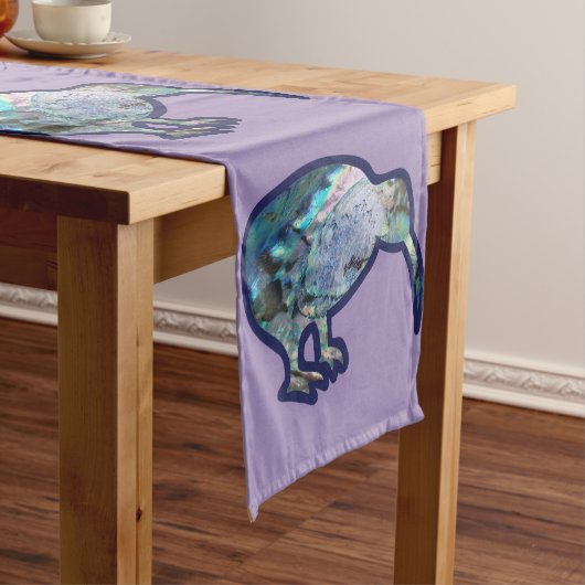 NEUSEELAND KIWI BIRD PAUA MUSCHEL WIEDERHOLENDES M GROßER TISCHLÄUFER (Beispiel)