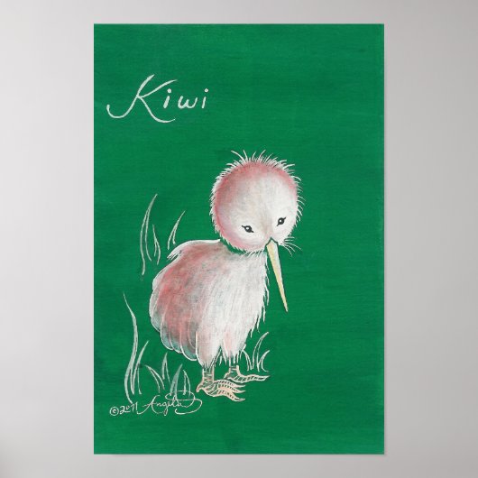 Neuseeland Kiwi Bird Poster (Vorne)