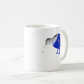 Neuseeland, Kiwi Bird, Silver Fern Kaffeetasse (VorderseiteRechts)