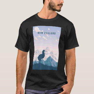 Neuseeland Kiwi Bird Tourism Souvenir Urlaub Pa T-Shirt
