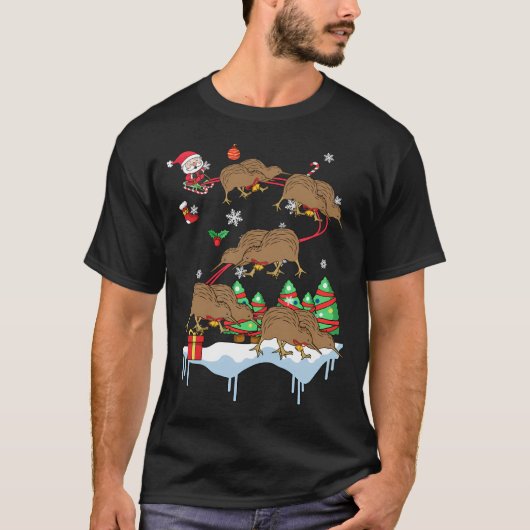 Neuseeland Kiwi Bird Ugly Weihnachtsgeschenk T-Shirt (Vorderseite)