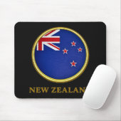 Neuseeland - Kiwi-Flagge Mousepad (Mit Mouse)