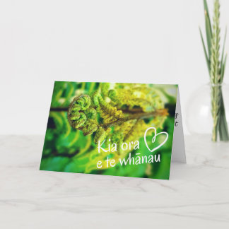 Neuseeland Kiwi Green Fern Kia Ora Māori Karte