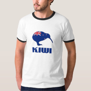 Neuseeland Kiwi Herren Ringer-Shirt T-Shirt
