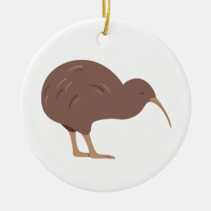 Neuseeland Kiwi Keramik Ornament