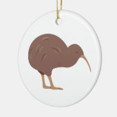 Neuseeland Kiwi Keramik Ornament (Links)