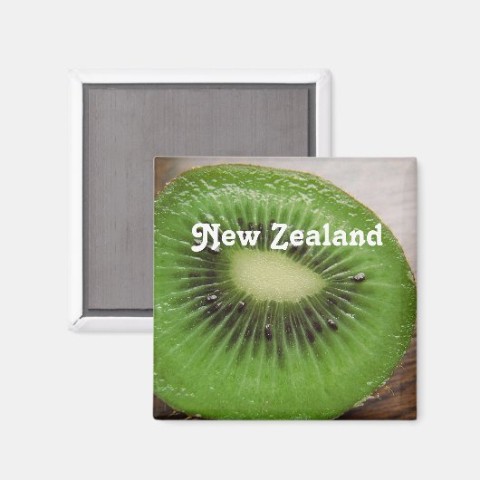 Neuseeland Kiwi Magnet (Vorderseite/Rückseite)