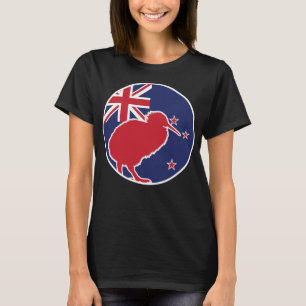 Neuseeland Kiwi Neuseeländische Nationale Tiergeme T-Shirt