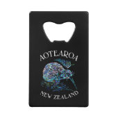 NEUSEELAND KIWI PAUA GELDBEUTEL FLASCHENÖFFNER (Vorderseite)
