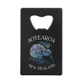 NEUSEELAND KIWI PAUA GELDBEUTEL FLASCHENÖFFNER (Rückseite)