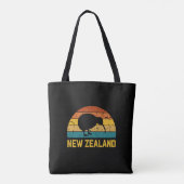 Neuseeland Kiwi Retro Tasche (Rückseite)
