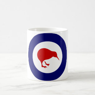 Neuseeland-Kiwi roundel Militärluftfahrtschale Kaffeetasse
