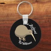 Neuseeland Kiwi Schlüsselanhänger (Vorderseite)