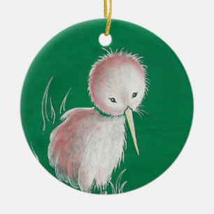 Neuseeland-Kiwi-Vogel Keramik Ornament