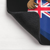 Neuseeland Kiwi Vogel Mousepad (Ecke)