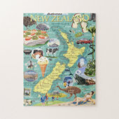 Neuseeland Kiwiana Jigsaw Puzzle (Vertikal)