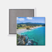Neuseeland Küste, schöne Landschaft, Magnet (Vorderseite/Rückseite)