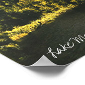 Neuseeland Lake Matheson South Island Poster (Ecke)