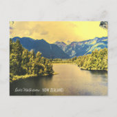 Neuseeland Lake Matheson South Island Postkarte (Vorderseite)