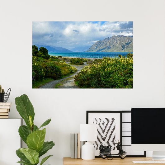 Neuseeland Landschaft Poster (Heimbüro)