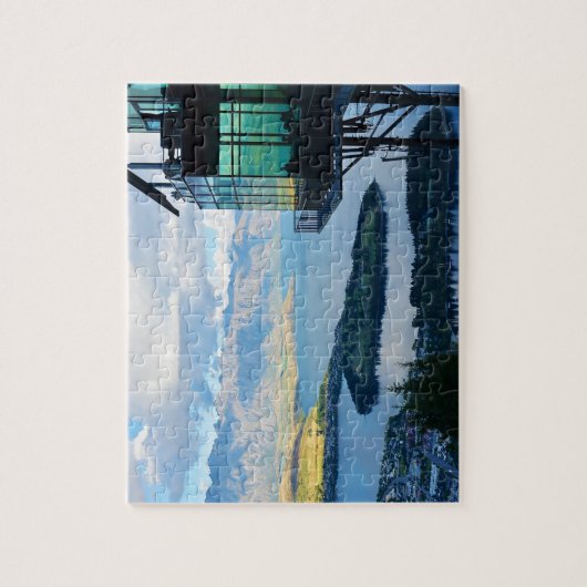 Neuseeland-Landschaft Puzzle (Vertikal)