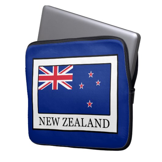 Neuseeland Laptopschutzhülle (Vorderseite Links)