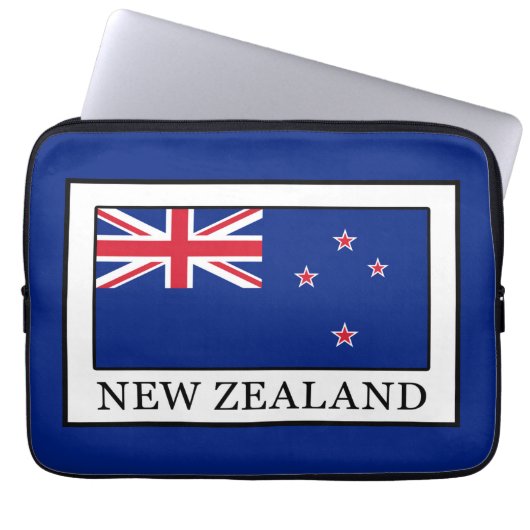 Neuseeland Laptopschutzhülle (Vorderseite)