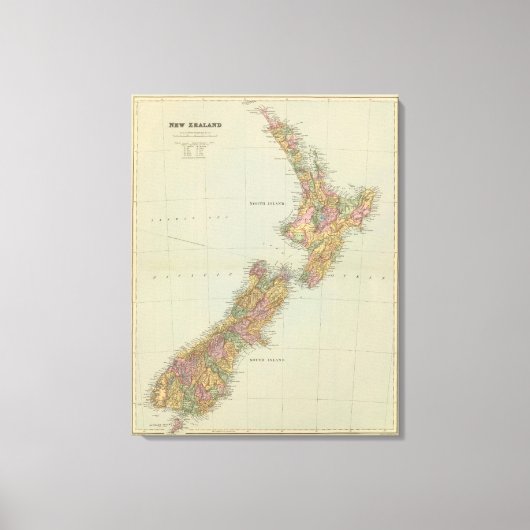 Neuseeland Leinwanddruck (Vorderseite)