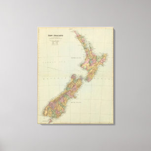 Neuseeland Leinwanddruck