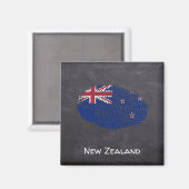 Neuseeland Magnet (Vorderseite/Rückseite)
