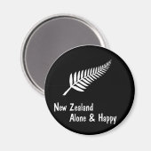 Neuseeland Magnet (Vorderseite/Rückseite)
