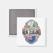 Neuseeland Magnet (Vorderseite/Rückseite)