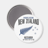 Neuseeland Magnet (Vorderseite/Rückseite)