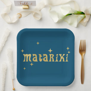 Neuseeland Maori - Matariki Stars 1 Pappteller