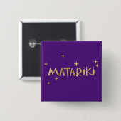 Neuseeland Maori - Matariki Stars 2 Button (Vorne & Hinten)