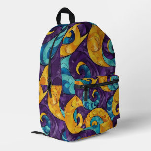 Neuseeland Māori Paua Pattern Bedruckter Rucksack