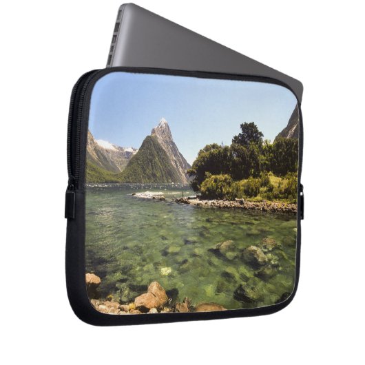 Neuseeland, Miter Peak & Bowen Laptopschutzhülle (Vorne Rechts)