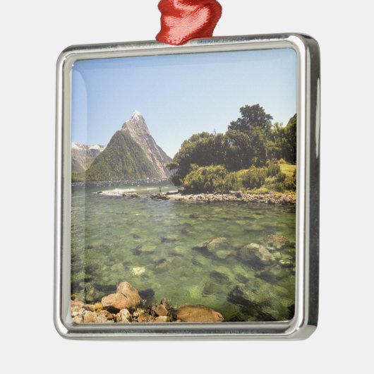 Neuseeland, Miter Peak & Bowen Silbernes Ornament (Links)