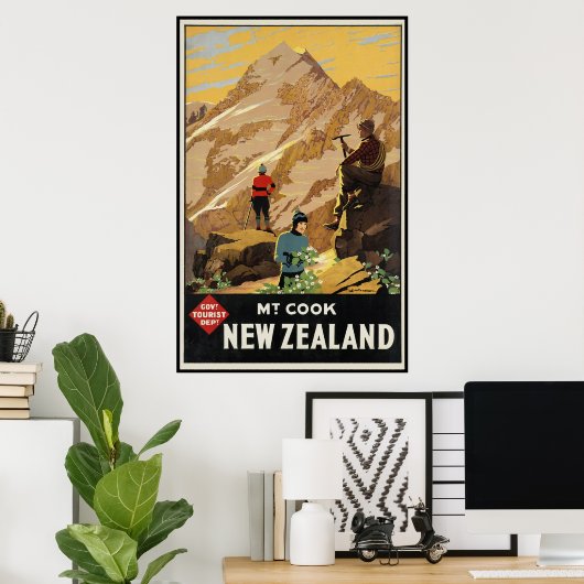 Neuseeland Mount Cook Poster (Heimbüro)