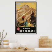 Neuseeland Mount Cook Poster (Küche)