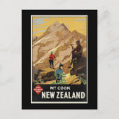 Neuseeland Mount Cook Postkarte (Vorderseite)