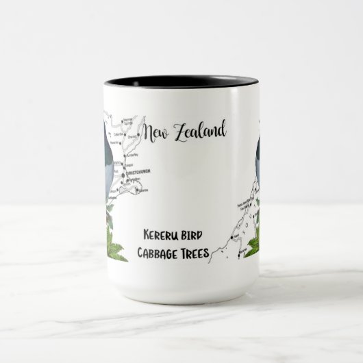 Neuseeland Native Bird Coffee Tasse (Zentrum)