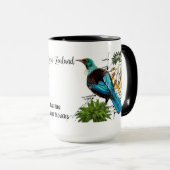 Neuseeland Native Bird Coffee Tasse (VorderseiteRechts)