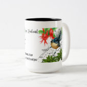 Neuseeland Native Bird Coffee Tasse (VorderseiteRechts)