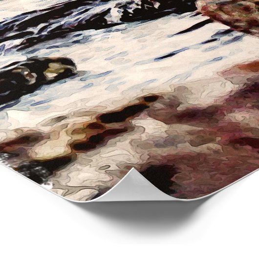 Neuseeland Naturschutzreise Poster (Ecke)