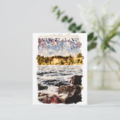 Neuseeland Naturschutzreise Postkarte (Stehend Vorderseite)