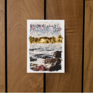 Neuseeland Naturschutzreise Postkarte