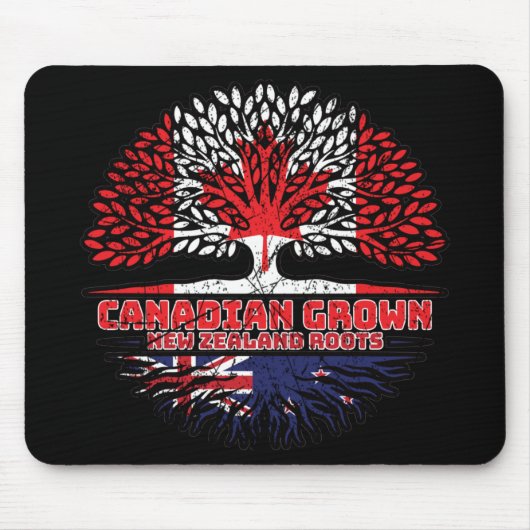 Neuseeland Neuseeland Kanadische Baumrooten Mousepad (Vorne)