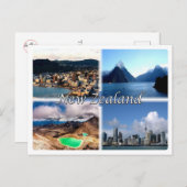 Neuseeland - Neuseeland Postkarte (Vorne/Hinten)