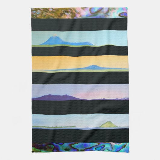 NEUSEELAND NORDINSELLANDSCHAFTEN GESCHIRRTUCH (Vertikal)